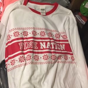 Pink Nation Long Sleeve Shirt (christmas)